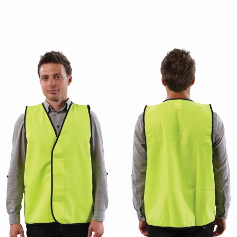 SAFETY VEST DAY ONLY YELLOW 3XL